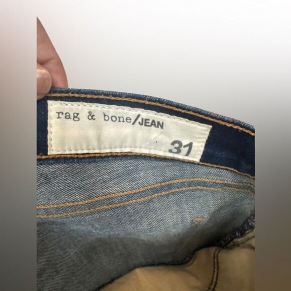 Like NEW Rag & Bone Skinny Jeans Dark Wash Kingsland Style W1502K520 W Size 31 - Picture 5 of 8